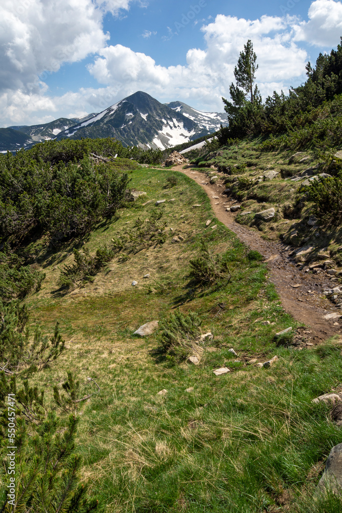 Summer Landscape of Pirin Mountain near Bezbog Lake, Bulgaria Summer Landscape of Pirin Mountain near Bezbog Lake, Bulgaria