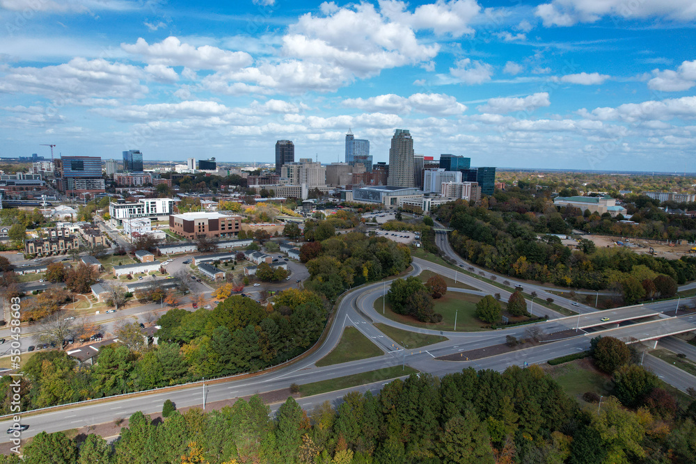 Fototapeta premium Downtown Raleigh, North Carolina, 10