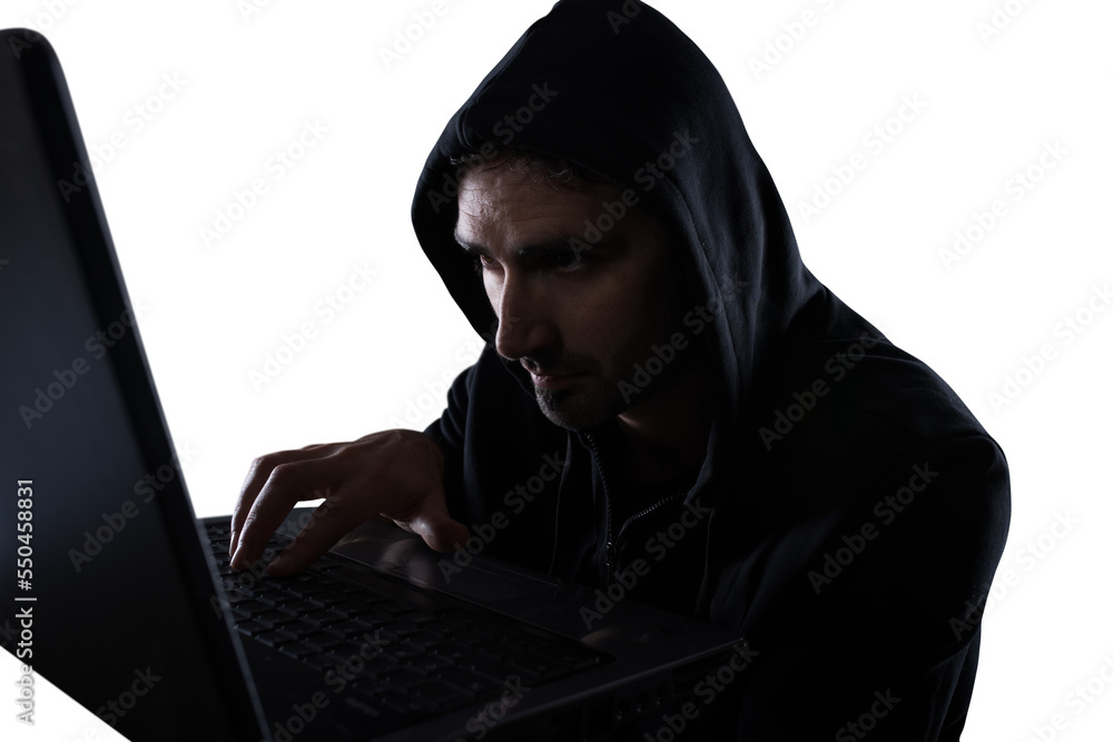 Hidden hacker works in the dark to steal data online Hidden hacker works in the dark to steal data online
