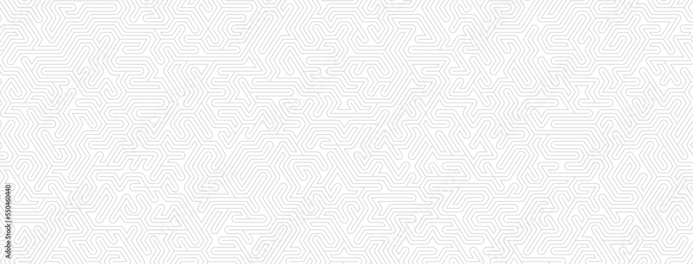 Abstract background with maze pattern in white and gray colors Abstract background with maze pattern in white and gray colors