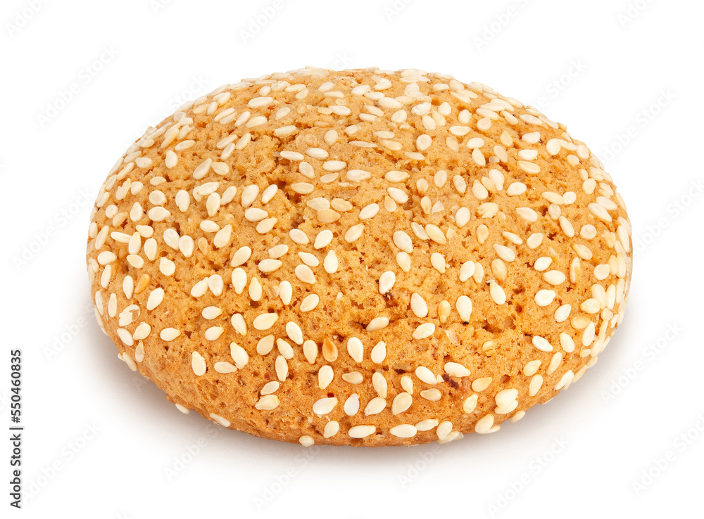 oat cookie path isolated on white oat cookie path isolated on white