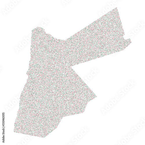 Jordan Silhouette Pixelated pattern illustration