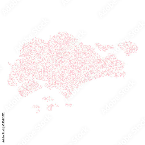 Photography Singapore Silhouette Pixelated pattern illustration
