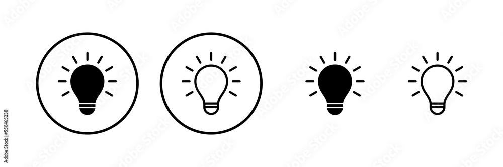 Lamp icon vector illustration. Light bulb sign and symbol. idea symbol. Lamp icon vector illustration. Light bulb sign and symbol. idea symbol.
