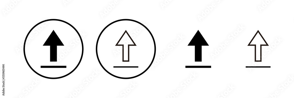 Upload icon vector illustration. load data sign and symbol Upload icon vector illustration. load data sign and symbol