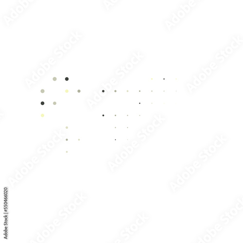 World Map Silhouette Pixelated generative pattern illustration © vector_master