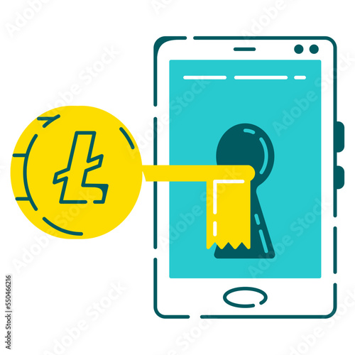 Unlock using litecoin key