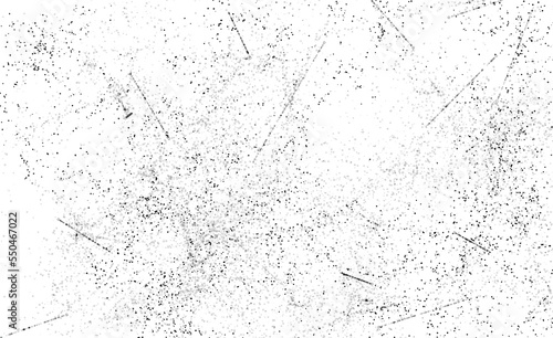  Monochrome particles abstract texture.Overlay illustration over any design to create grungy vintage effect and depth