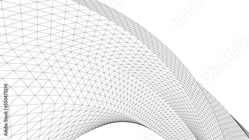 abstract geometric 3d background vector illustration