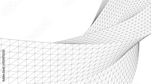 abstract geometric 3d background vector illustration