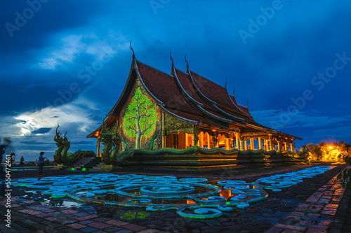 Sirindhon Wanaram Phu prao Temple ( Wat Phu Prao ) Amazing temple in Ubon Ratchathani Thailand