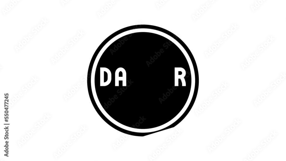 danger road sign line icon animation danger road sign line icon animation
