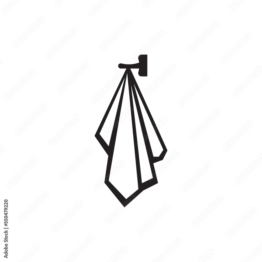 Towel icon, vector illustration simple design