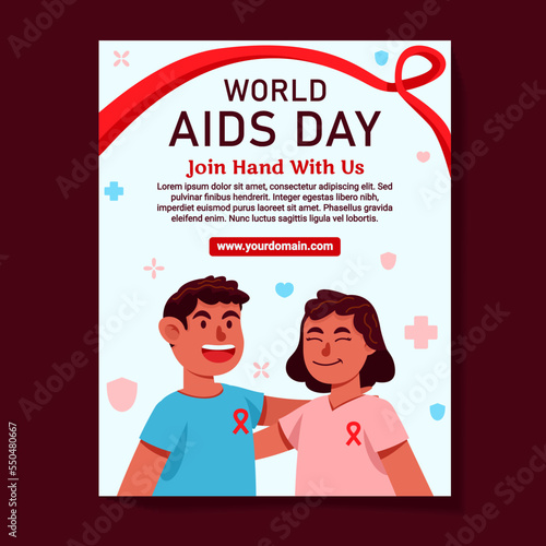 Announcement For Aids Awareness Campaign