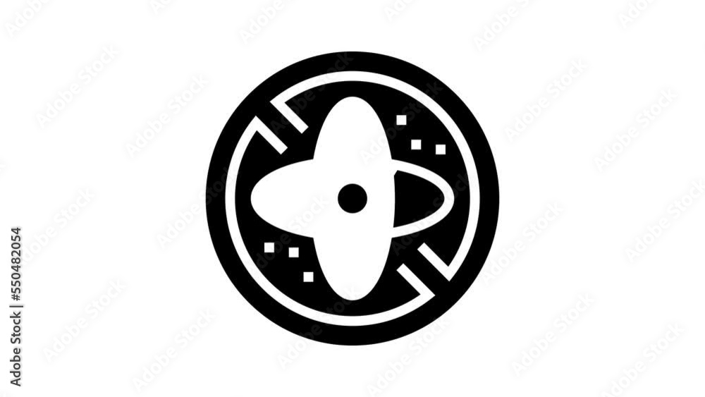 sulfate free cosmetic glyph icon animation sulfate free cosmetic glyph icon animation