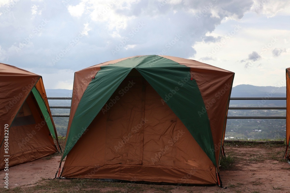 tent in the mountains tent in the mountains