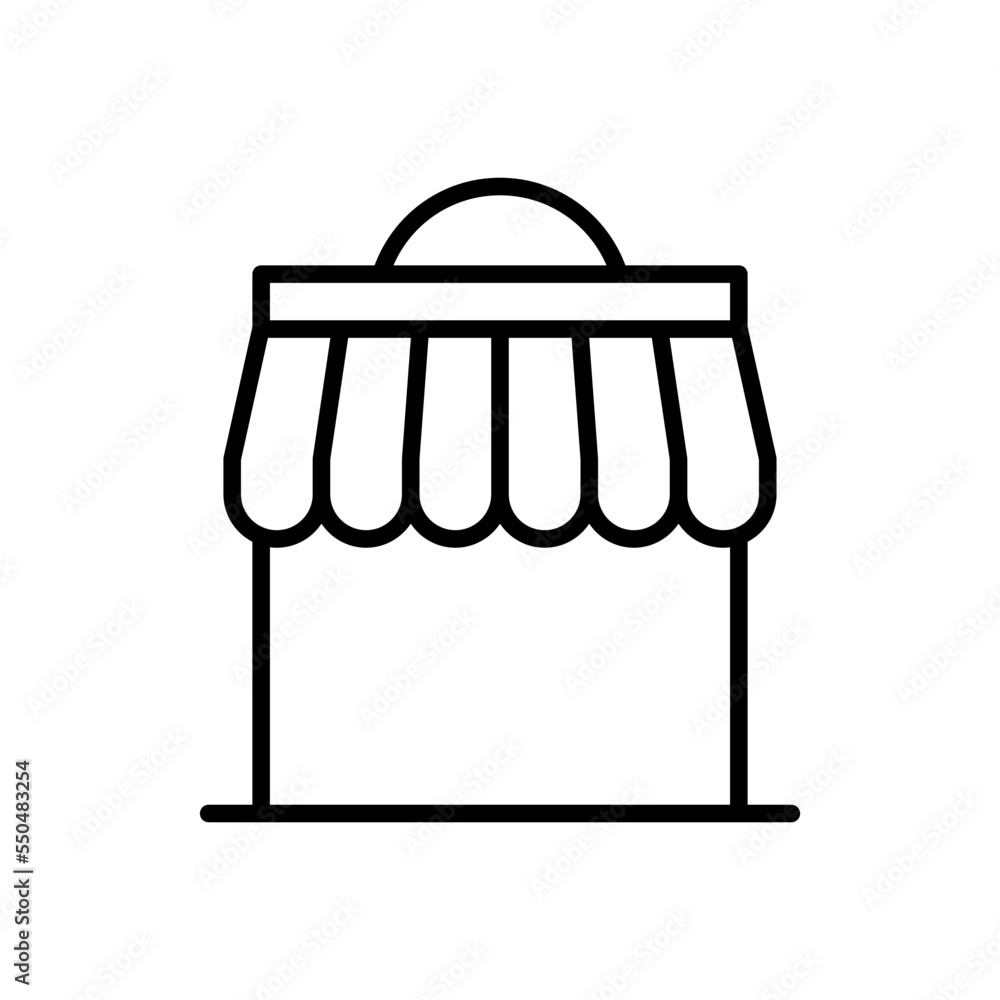 Online shop store icon vector design templates Online shop store icon vector design templates
