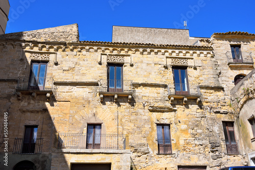 Fototapeta Naklejka Na Ścianę i Meble -  pollicarini palace15th century Enna Sicily Italy