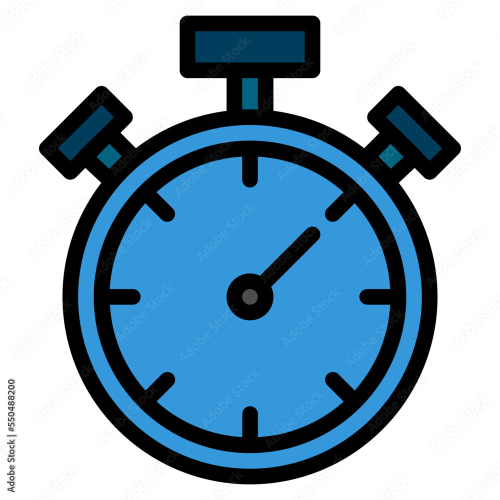 stopwatch filled outline icon stopwatch filled outline icon