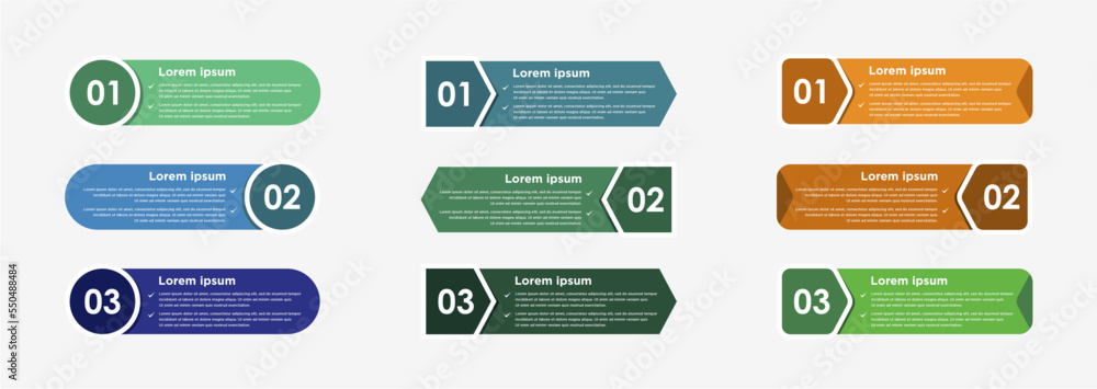 Flat timeline infographic template Flat timeline infographic template