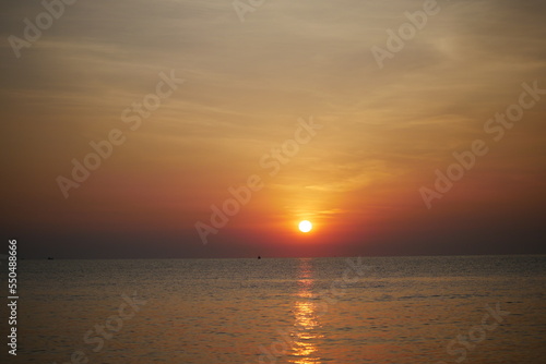 sunset over the sea. sunset on the beach © STOCK PHOTO 4 U