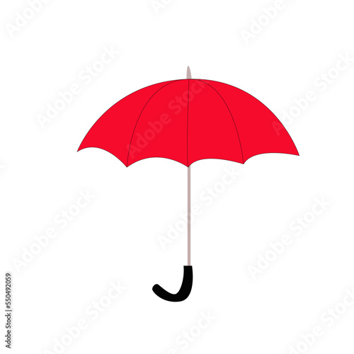 umbrella isolated vector illustration