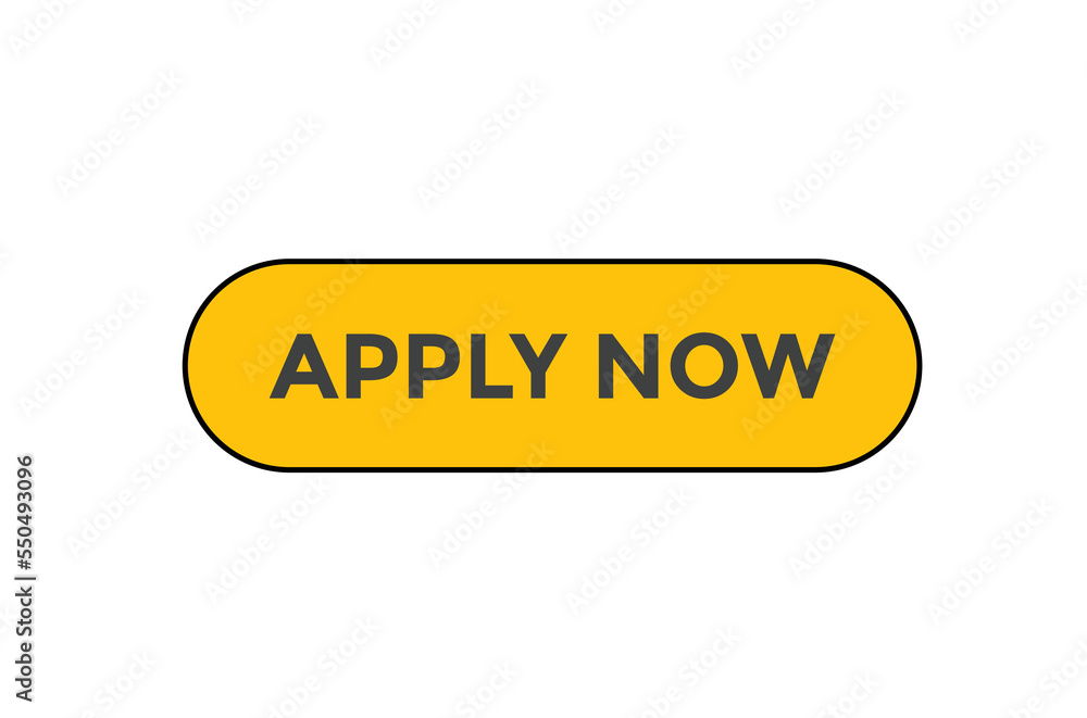 Apply now button. web banner template Vector Illustration Apply now button. web banner template Vector Illustration