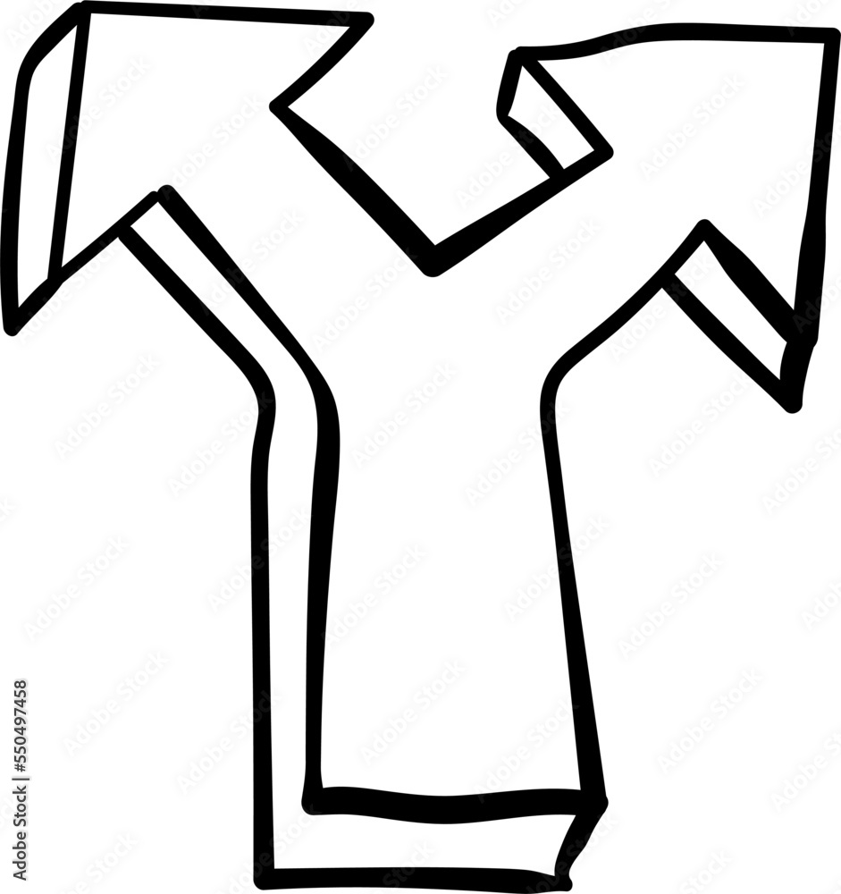 Hand Drawn Arrow Doodle Vector Illustration Hand Drawn Arrow Doodle Vector Illustration