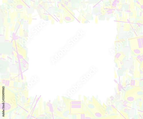 Background pattern abstract design texture. Pastel. Border frame, transparent background. Theme is about parlor, pomade, toiletry, ointment, powder, tones, nail polish, beauty, makeup