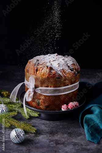 Wallpaper Mural Panettone Being Sprinkled with Sugar Torontodigital.ca