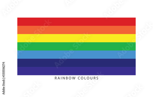 Rainbow lines colorful background, Illustration, EPS 10