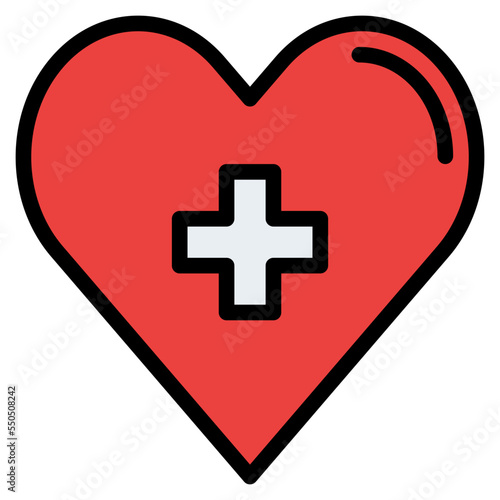 heart cardiology coronary medical icon