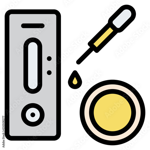 pregnant test medical pee icon