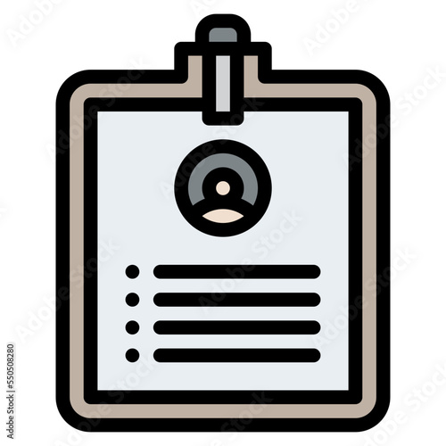 profile infomation healthcare medical icon