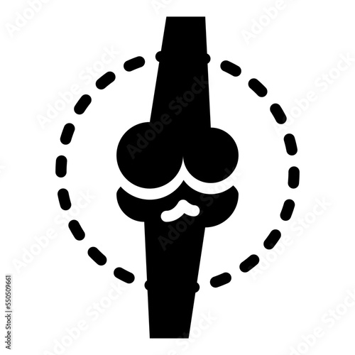 bone disease treatment medical icon