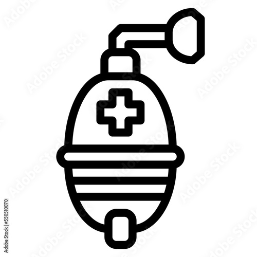 cpr pump resuscitation medical icon