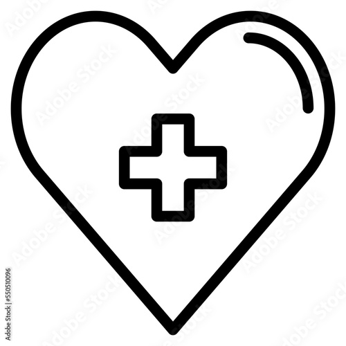 heart cardiology coronary medical icon