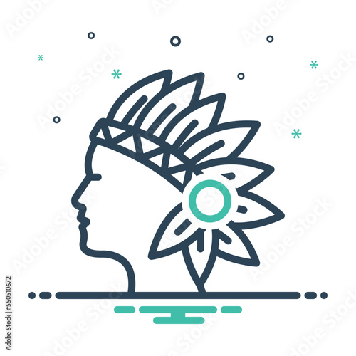 Mix icon for americans