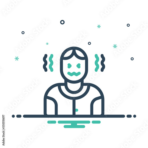 Mix icon for fear