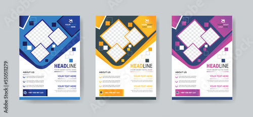 New flyer template design print ready.