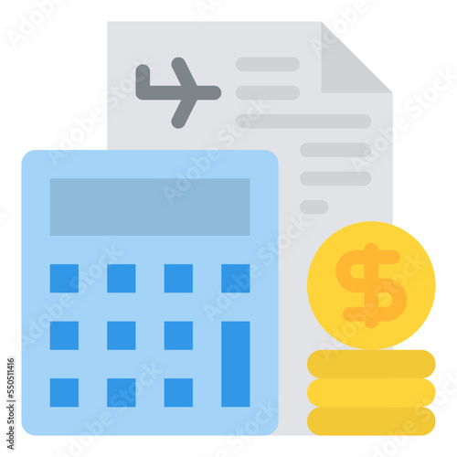 money budget list travel icon