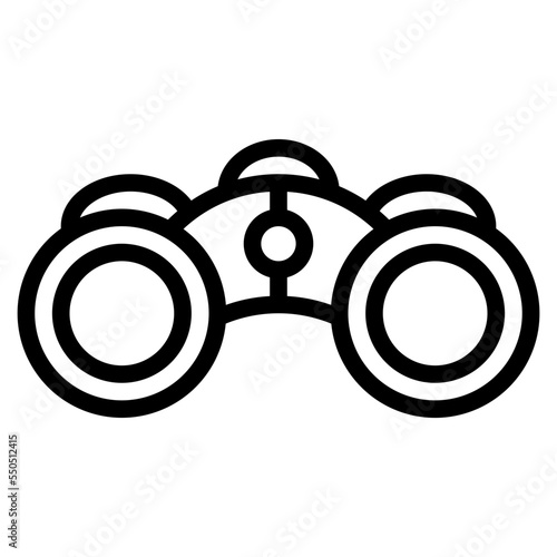 binoculars see eyes icon