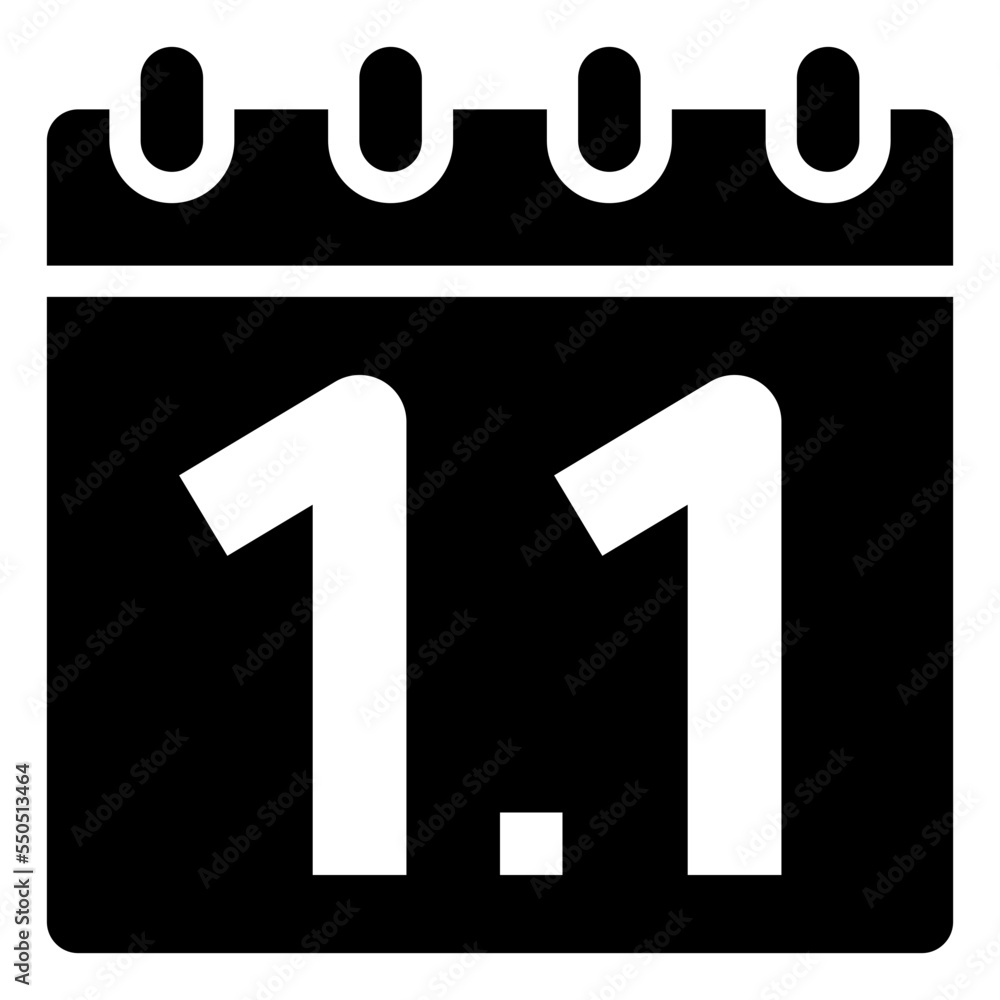 Fototapeta premium new year glyph icon