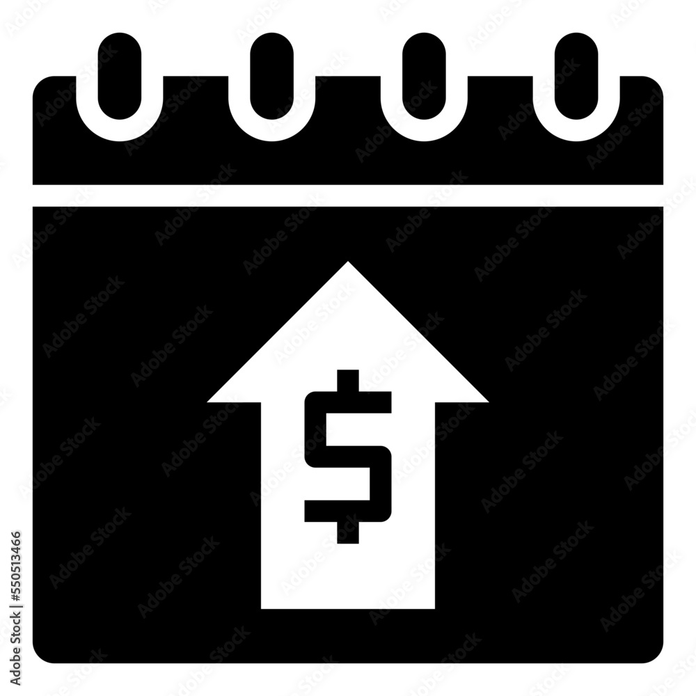 pay day glyph icon pay day glyph icon