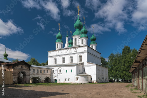 Obraz na płótnie Veliky Ustyug, Russia. Archangel Michael Cathedral of former Archangel Michael Monastery. The cathedral was built in 1653-1656. w salonie