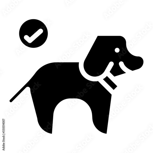 pets allowed pet friendly animals icon