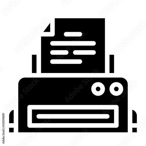 printing documentation printer icon