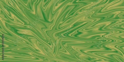 Liquid paint effect green color