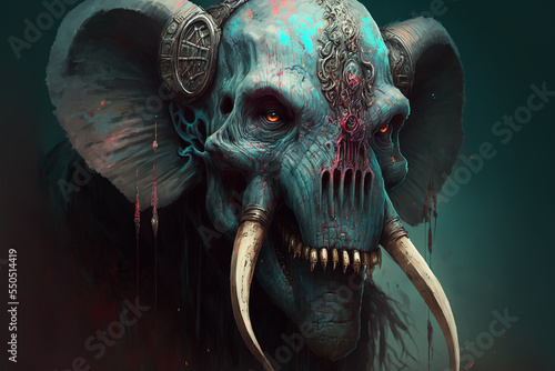 Zombie Elephant Monster