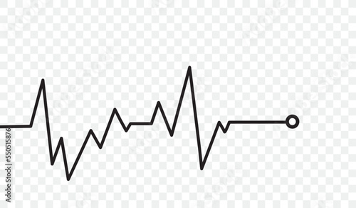 cardiogram vector background